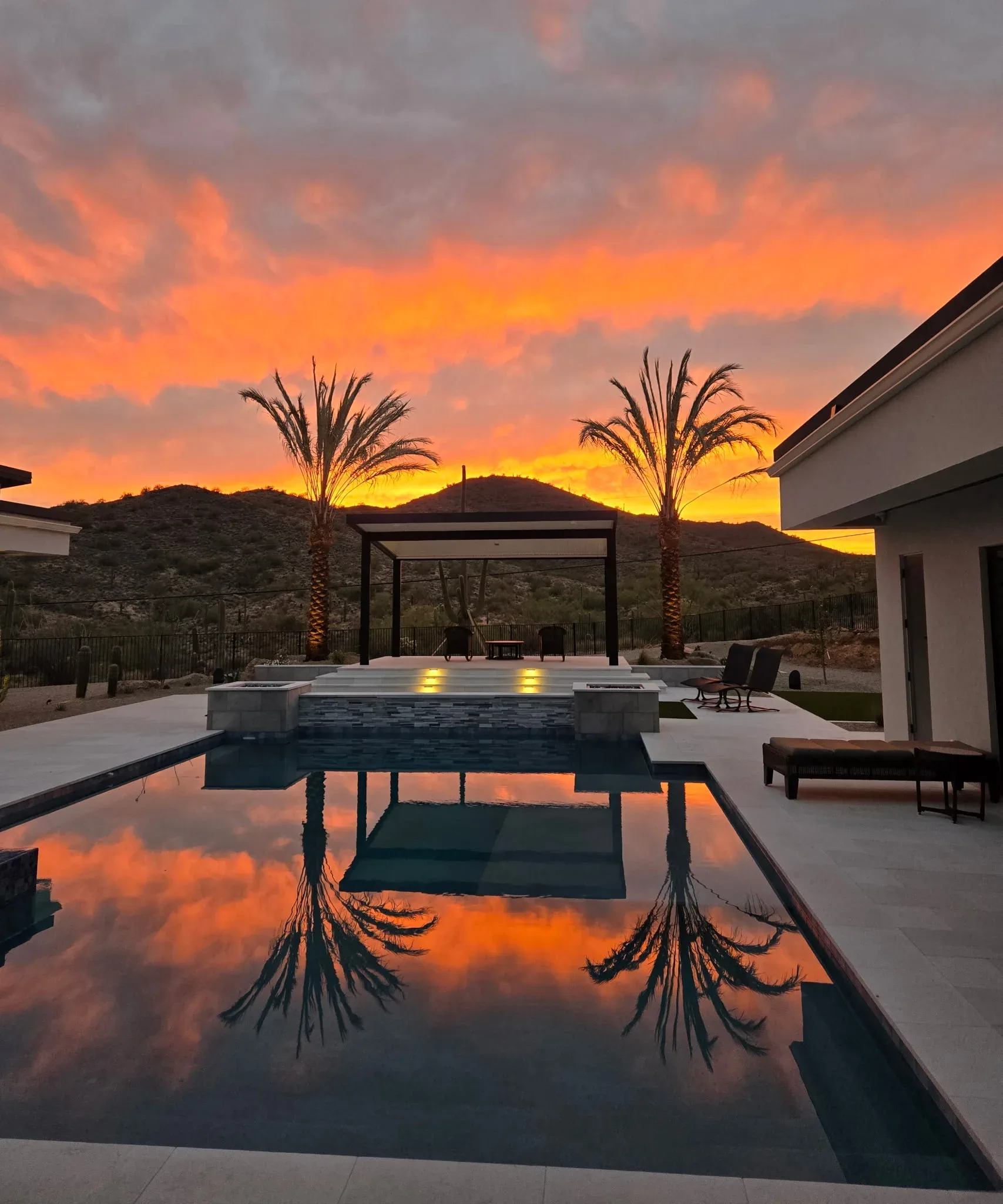 Custom pool design by DCM Pools — Cave Creek, Arizona