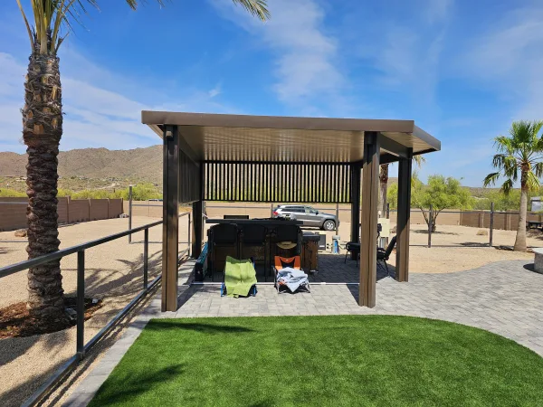 Backyard landscaping — DCM Pools, Arizona