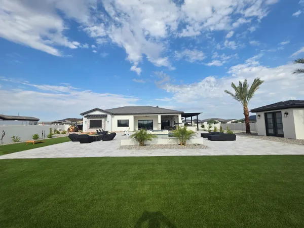 Outdoor living area — DCM Pools and Construction, Arizona