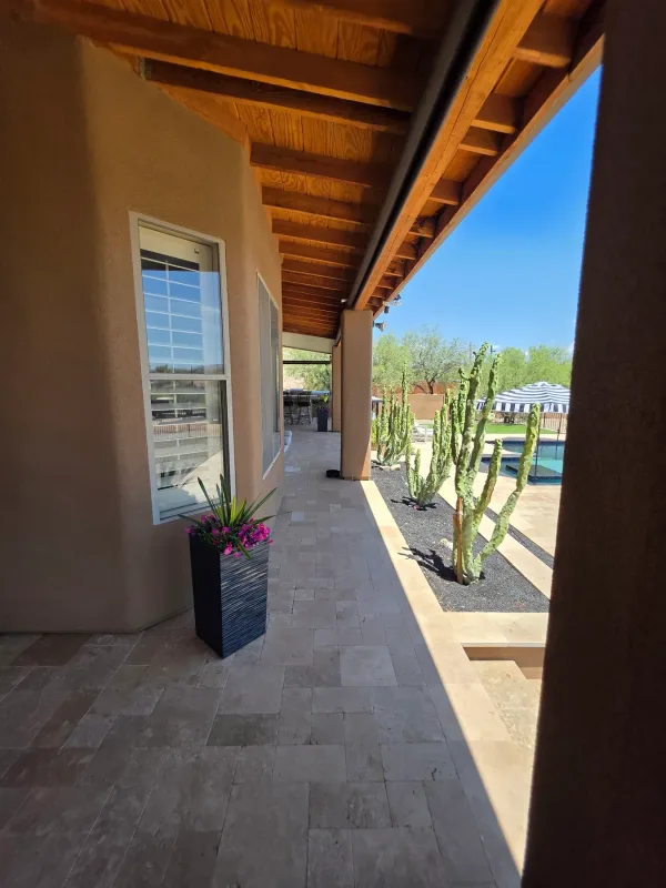 Architectural outdoor detail — DCM Pools and Construction, Arizona