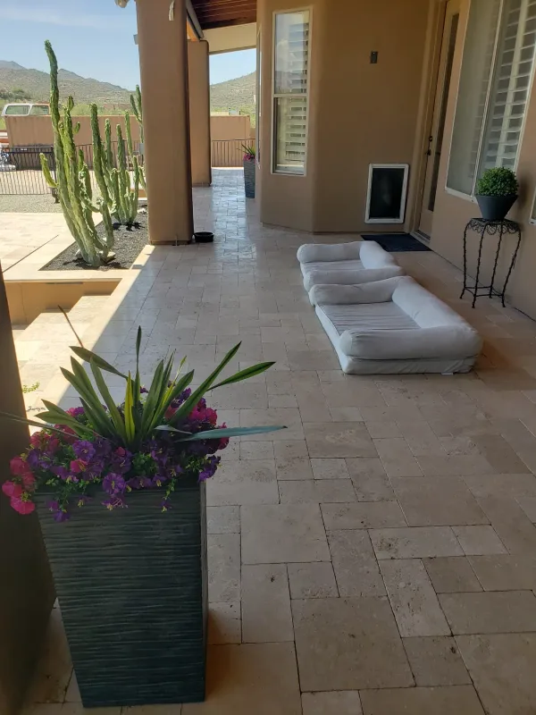 Backyard landscaping — DCM Pools, Arizona