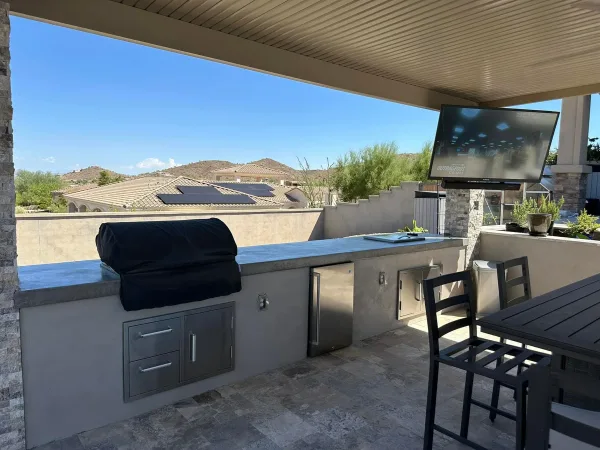Outdoor kitchen by DCM Pools — Arizona