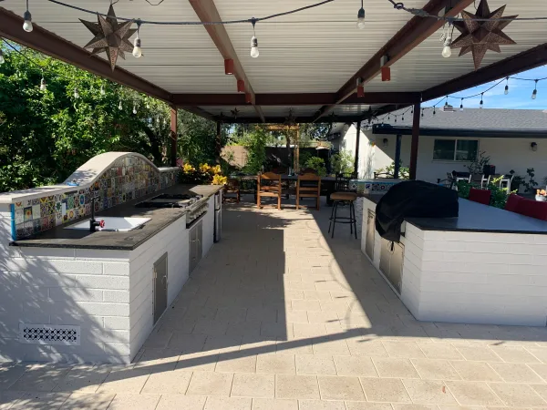 Backyard landscaping — DCM Pools, Arizona