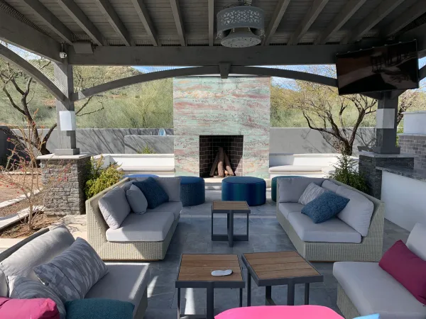 Architectural outdoor detail — DCM Pools and Construction, Arizona