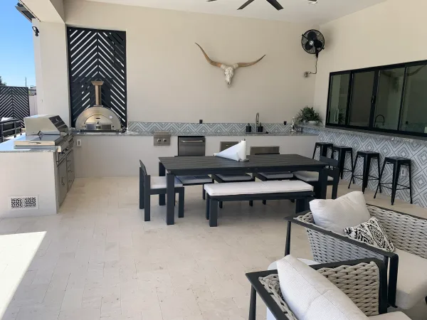 Outdoor kitchen by DCM Pools — Arizona