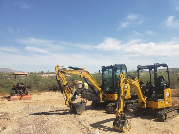 Pool construction in progress — DCM Pools and Construction, Arizona
