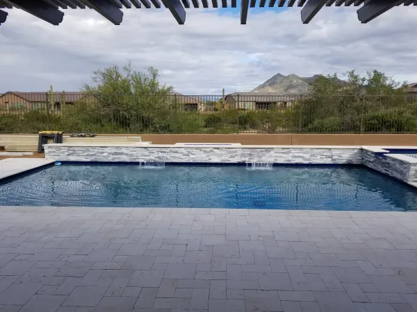 Custom pool — DCM Pools and Construction, Arizona