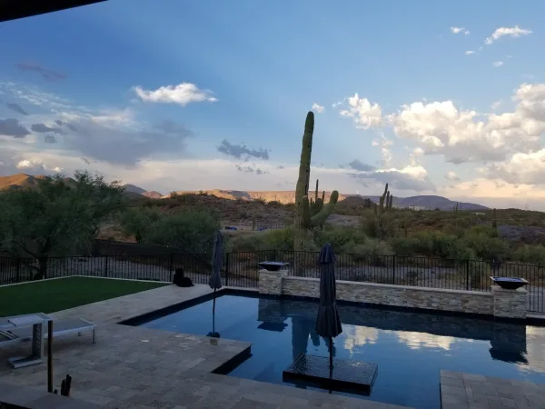 Pool with paver surround — DCM Pools, Arizona