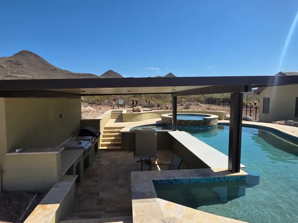 Pool with paver surround — DCM Pools, Arizona