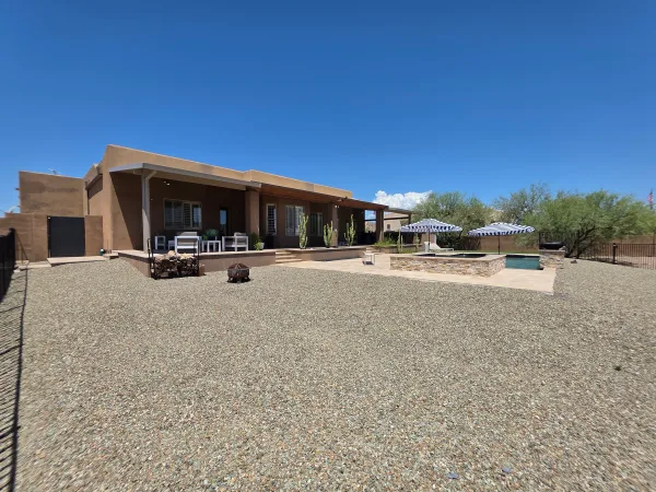 Custom pool with spa and fire feature — DCM Pools and Construction, Arizona