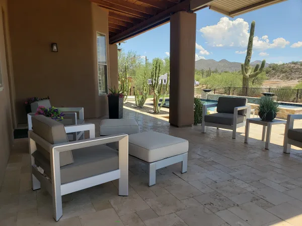 Pool with paver surround — DCM Pools, Arizona