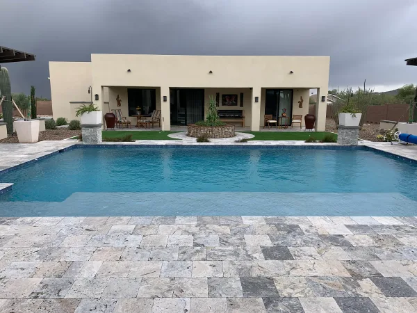 Pool with paver surround — DCM Pools, Arizona