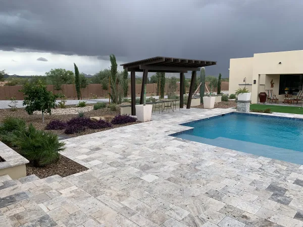 Pool — Arizona desert backyard by DCM Pools