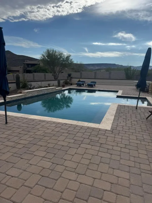 Pool with water feature — DCM Pools and Construction