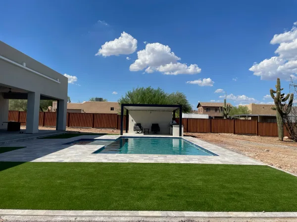 Pool with water feature — DCM Pools and Construction